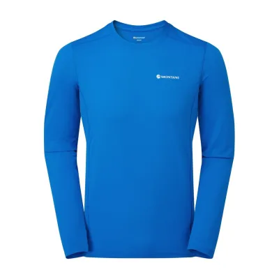 Футболка чоловіча MONTANE Dart Lite Long Sleeve T-Shirt L синій - Robinzon.ua