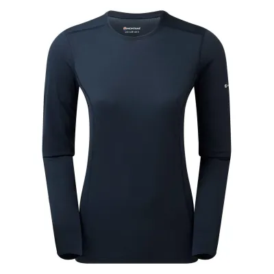 Футболка женская MONTANE Female Dart Lite Long Sleeve T-Shirt M синий - Robinzon.ua