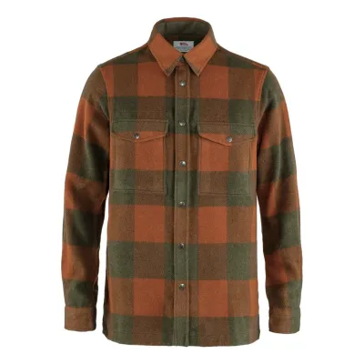 Сорочка чоловіча FJALLRAVEN Canada Shirt M L помаранчевий/зелений - Robinzon.ua