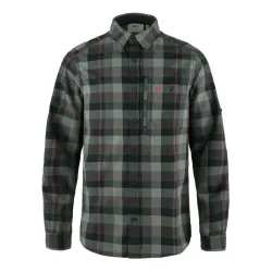 Сорочка чоловіча FJALLRAVEN Fjallglim Shirt M XL чорний/сірий - Robinzon.ua
