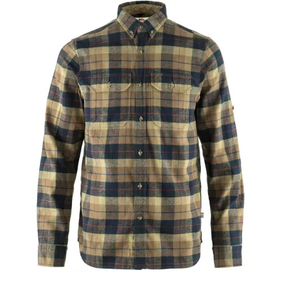 Сорочка чоловіча FJALLRAVEN Singi Heavy Flannel Shirt M M пісочний - Robinzon.ua