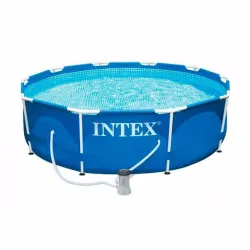 Круглый каркасный бассейн Intex 28202 (305х76 см) Metal Frame Pool Круглый каркасный бассейн Intex 28202 (305х76 см) Metal Frame Pool - Robinzon.ua