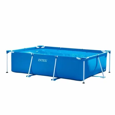 Прямоугольный каркасный бассейн Intex 28271 Rectangular Frame Pool (260x160x65 см) - Robinzon.ua