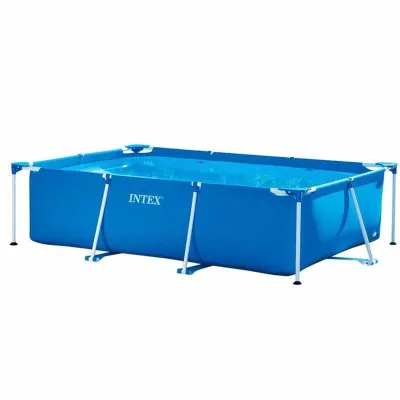 Прямоугольный каркасный бассейн Intex 28272 Rectangular Frame Pool (300x200x75 см) - Robinzon.ua