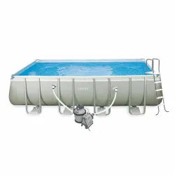 Прямоугольный каркасный бассейн Intex 28352 Интекс 54982 Ultra Frame Rectangular Pool (549x274x132 см) Прямоугольный каркасный бассейн Intex 28352 Интекс 54982 Ultra Frame Rectangular Pool (549x274x132 см) - Robinzon.ua