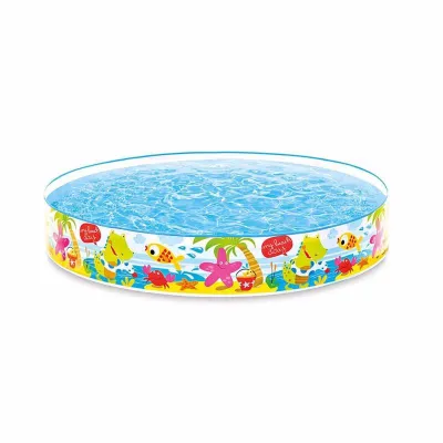 Детский каркасный бассейн Intex 56451 Snorkel Buddies Snapset Pool (152x25 см) - Robinzon.ua