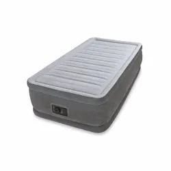 Односпальне надувне ліжко Intex 64412 (99 x 191 x 46 см) Comfort-Plush + Вбудований електронасос 220В. Односпальне надувне ліжко Intex 64412 (99 x 191 x 46 см) Comfort-Plush + Вбудований електронасос 220В. - Robinzon.ua