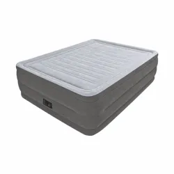 Двоспальне надувне ліжко Intex 64418 (152 x 203 x 56 см) Comfort-Plush + Вбудований електронасос 220В. Двоспальне надувне ліжко Intex 64418 (152 x 203 x 56 см) Comfort-Plush + Вбудований електронасос 220В. - Robinzon.ua