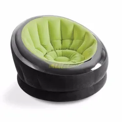 Надувне крісло Intex 68582 (112 x 109 x 69 см) Empire Chair (Салатове) - Robinzon.ua