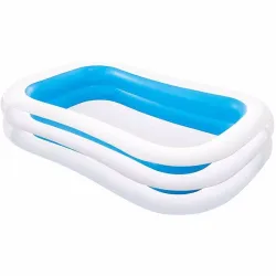 Семейный надувной бассейн Intex 56483 Swim Center Family Pool (262х175х56 см) - Robinzon.ua