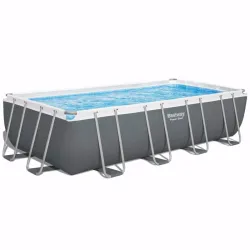 Прямоугольный каркасный бассейн Bestway 56466 (549х274х122 см) Power Steel Frame Pool Прямоугольный каркасный бассейн Bestway 56466 (549х274х122 см) Power Steel Frame Pool - Robinzon.ua