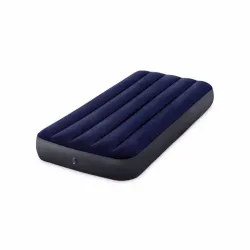 Односпальний надувний матрац Intex 64756 (76 x 191 x 25 см) Classic Downy Airbed. - Robinzon.ua