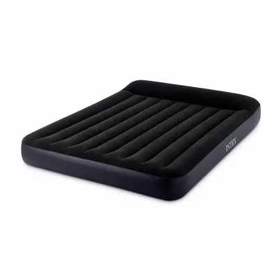 Двоспальний надувний матрац Intex 64144 (183 x 203 x 25 см) Pillow Rest Classic Airbed - Robinzon.ua