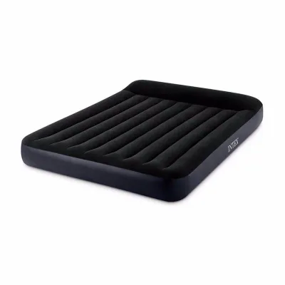 Двоспальний надувний матрац Intex 64143 (152 x 203 x 25 см) Pillow Rest Classic Airbed - Robinzon.ua