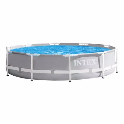 Круглый каркасный бассейн Intex 26700 (305 x 76 см) Prism Frame Pool - Robinzon.ua