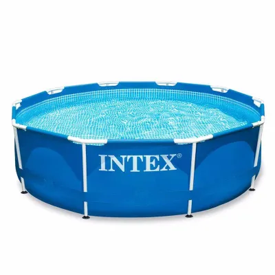 Круглый каркасный бассейн Intex 28200 (305х76 см) Metal Frame Pool - Robinzon.ua