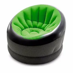 Надувне крісло Intex 66581 (112 x 109 x 69 см) Empire Chair (Зелене) - Robinzon.ua