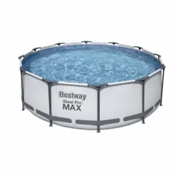 Круглый каркасный бассейн Bestway 56408 (305-76 см) Steel Pro Max Круглый каркасный бассейн Bestway 56408 (305-76 см) Steel Pro Max - Robinzon.ua