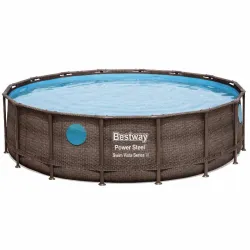 Круглый каркасный бассейн Bestway 56725 (488 x 122 см) Power Steel™ Swim Vista Series™ Круглый каркасный бассейн Bestway 56725 (488 x 122 см) Power Steel™ Swim Vista Series™ - Robinzon.ua