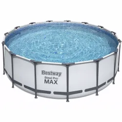 Круглый каркасный бассейн Bestway 56438 (457x122 см) Steel Pro Frame Pool - Robinzon.ua