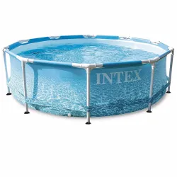 Круглый каркасный бассейн Intex 28206 (305 x 76 см) Metal Frame Круглый каркасный бассейн Intex 28206 (305 x 76 см) Metal Frame - Robinzon.ua