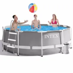 Круглый каркасный бассейн Intex 26706 Metal Frame Pool (305х99 см) + насос + лестница Круглый каркасный бассейн Intex 26706 Metal Frame Pool (305х99 см) + насос + лестница - Robinzon.ua