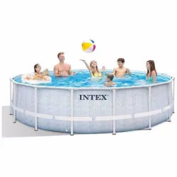Круглый каркасный бассейн Intex 26746 (488x122 см) CHEVRON PRISM FRAME PREMIUM POOL Круглый каркасный бассейн Intex 26746 (488x122 см) CHEVRON PRISM FRAME PREMIUM POOL - Robinzon.ua