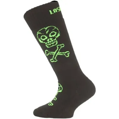 Термошкарпетки дитячі Lasting SJC 960 S Black/Light Green (SJC-960S) - Robinzon.ua