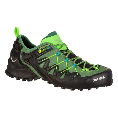 Кроссовки мужские Salewa WILDFIRE EDGE GTX 41 - зеленый с мембраной Gore-Tex®, треккинговые - 013.001.4839 - Robinzon.ua