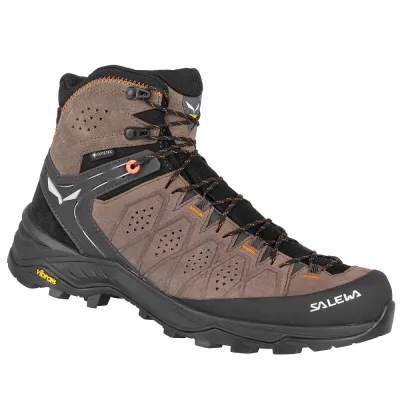 Полуботинки мужские Salewa Alp Trainer 2 Mid GTX 46 - коричневый с мембраной Gore-Tex®, треккинговые - 013.001.5030 - Robinzon.ua