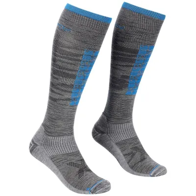 Носки мужские Ortovox Ski Compression Long Socks M, grey blend, 45-47 (4251422572453) - Robinzon.ua