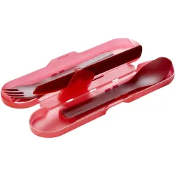 Набір столових приборів Humangear GoBites Trio. Red Набір столових приборів Humangear GoBites Trio. Red - Robinzon.ua