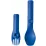 Набор столовых приборов Humangear GoBites Click. Blue - Robinzon.ua