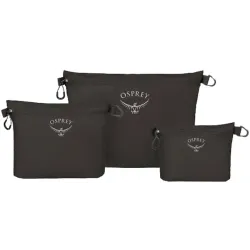 Сумка Osprey Ultralight Zipper Sack Set Набір Large Medium Small Black - Robinzon.ua