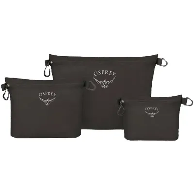 Сумка Osprey Ultralight Zipper Sack Set Набор Large Medium Small Black - Robinzon.ua