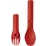 Набор столовых приборов Humangear GoBites Click. Red - Robinzon.ua
