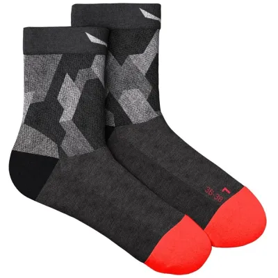 Шкарпетки ж Salewa PEDROC CAMO AM W QRT SOCK 69040 0911 - 39-41 - чорний - Robinzon.ua