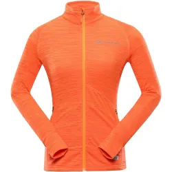Женская флисовая кофта с рукавом реглан Alpine Pro NATHA, Orange, M (LSWY351329 M) - Robinzon.ua