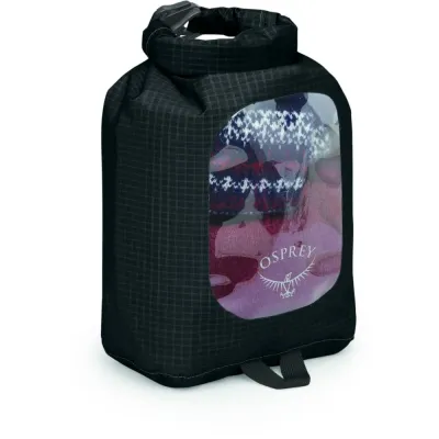 Гермомішок Osprey DrySack 3L w/Window black - O/S - чорний - Robinzon.ua