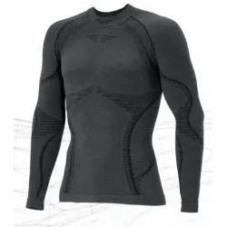 Мужская термофутболка с длинным рукавом Accapи Ergowool, M/L, Iron/Black (ACC WА701.6799-ML) - Robinzon.ua