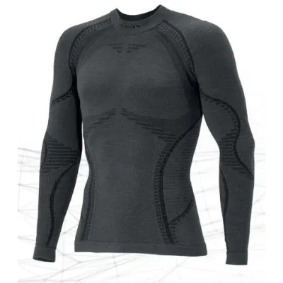 Чоловіча термофутболка з довгим рукавом Accapi Ergowool, XL/XXL, Iron/Black (ACC WА701.6799-X2X) - Robinzon.ua