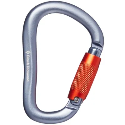 Карабин Black Diamond RockLock Twistlock, Grey, р.One Size (BD 210258.1003) - Robinzon.ua