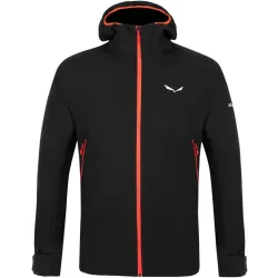 Мембранная мужская куртка для треккинга Salewa Puez PTX 2L M Jacket, black, 46/S (283740911) - Robinzon.ua
