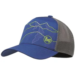 Кепка Buff Trucker Tech Cap, Solid Cape Blue - S/M (BU 117250.715.20.00) - Robinzon.ua
