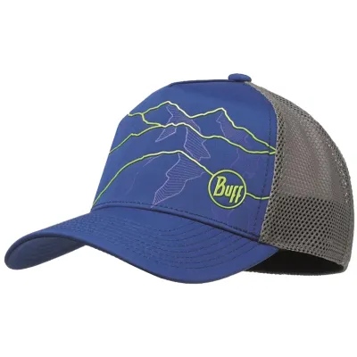 Кепка Buff Trucker Tech Cap, Solid Cape Blue - S/M (BU 117250.715.20.00) - Robinzon.ua