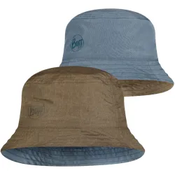 Панама Buff Travel Bucket Hat, Zadok Blue-Olive - S/M (BU 122592.707.20.00) - Robinzon.ua