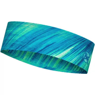 Повязка на голову Buff Coolnet UV+ Slim Headband, Pixeline Lime (BU 125518.801.10.00) - Robinzon.ua