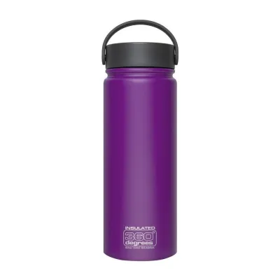 Термос 360° degrees - Wide Mouth Insulated Purple, 550 мл (STS 360SSWMI550PUR) - Robinzon.ua