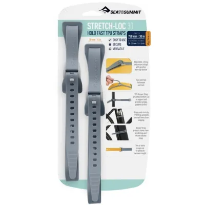 Набор стяжек Stretch-Loc 30 20mm x 750mm 2 Pack, Dusk от Sea to Summit (STS ASLSTRP20X750DSK) - Robinzon.ua