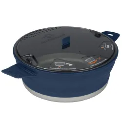 Кастрюля складная с алюминиевым дном X-Pot Navy, 4000 мл от Sea to Summit (STS AXPOT4.0NB) - Robinzon.ua